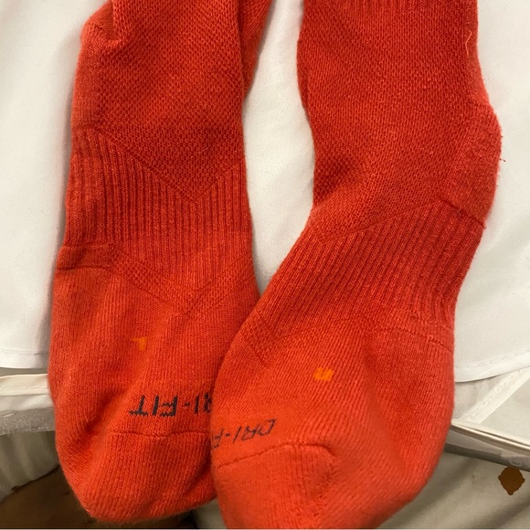 Nike Men’s Sock Lot of 4 Red Elite Black Gray Socks Long Socks Sneakerhead - Picture 11 of 12